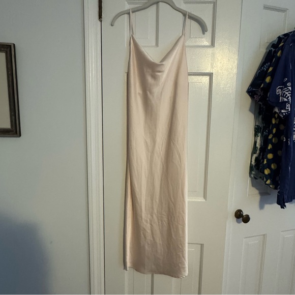 Petal & Pup Cream Satin Dress - Picture 2 of 9